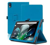 Étui pour Acer Iconia Tab M10, 10 inch, Acer Iconia Tab M10 Coque Tablette, Housse de Protection avec Support Pliable, Porte-Crayon et Dragonne, Protection Totale. (Bleu Clair)