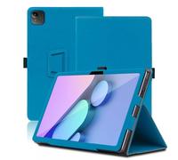 Étui pour Acer Iconia Tab V12-11M 12 Pouces, Acer Iconia Tab V12-11M Coque Tablette, Housse de Protection avec Support Pliable, Porte-Crayon et Dragonne, Protection Totale. (Bleu Clair)