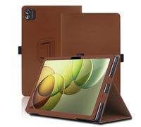 Étui pour Acer Iconia X12-21M 12.6 Pouces, Acer Iconia X12-21M Coque Tablette, Housse de Protection avec Support Pliable, Porte-Crayon et Dragonne, Protection Totale. (Marron)