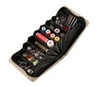 Étui pour aiguilles à tricoter circulaires - Organiseur à fermeture éclair multicouche - 13,5 x 5 x 20 cm - Sac de rangement portable pour travaux manuels - Porte-outils pour couture, crochet, voyage