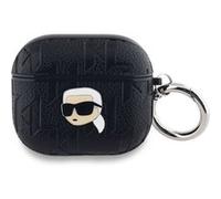 Étui pour AirPods 3 Monogramme avec Motif Karl Head Embossé Karl Lagerfeld Noir G