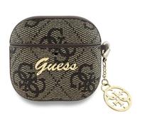 Étui pour AirPods 4 Guess 4G Charm Collection (Marron)