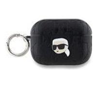 Étui pour AirPods Pro 2 Monogramme avec Motif Karl Head Embossé Karl Lagerfeld Noir G