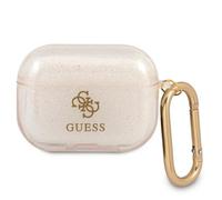 Étui pour Airpods Pro (or) Guess Colored Glitter