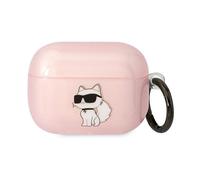 Étui pour AirPods Pro rose Karl Lagerfeld Ikonik Choupette