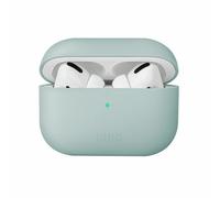 Étui pour AirPods Pro UNIQ Lino - coque en silicone menthe