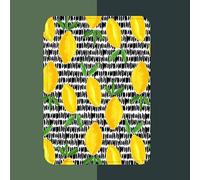 Étui pour Amazon Kindle Paperwhite 4 2018 sorti 6.0 (10e génération), magnifique étui de protection à rabat en cuir PU ultra fin et léger avec fonction veille/réveil automatique/fruit abstrai