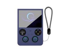 Étui pour ANBERNIC RG477V, Housse de Protection en Silicone pour Console de Jeux, étui intégral Antichoc avec Boucle pour lanière (Bleu)