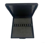 Étui pour anches de basson pour rangement et protection, capacité de 9 pièces, avec trous d'aération, compatible avec anches de hautbois, noir