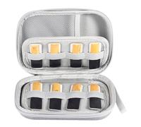 Étui pour anches de clarinette Sib, peut contenir 20 pièces, sac de transport en EVA pour rangement d'anches de clarinette de Saxophone, accessoires d'instruments à vent, boîte (Grise)