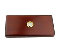 étui pour anches d'hautbois Magnifique étui à anches de hautbois en bois massif for 20 avec boîte rangement flanelle Pour les voyages d'affaires