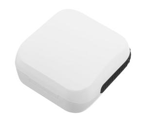 Étui pour Appareil Auditif de Poche Rigide 6cm Blanc