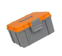 Étui pour appareil photo avec compartiments sécurisés et boucles à dégagement rapide pour Action 3/4 Boîte de rangement antichoc pour caméras d'action, Couleur grise.