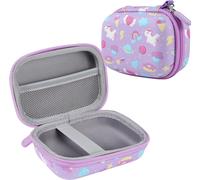 Étui pour Appareil Photo Compact Enfants Compatible avec ASTGMI/Gofunly/ZHUTA/Yokiss/HiMont/Hangrui/MJUM/HOOMOON,Enfant PâQues Anniversaire Cadeaux (étui Uniquement) Licorne Violet