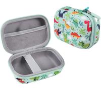 Étui pour Appareil Photo Compact Enfants Compatible avec ASTGMI/Gofunly/ZHUTA/Yokiss/HiMont/Hangrui/MJUM/HOOMOON,Enfant Noël Anniversaire Cadeaux (étui Uniquement) Petit Dinosaure Vert