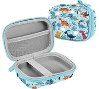 Étui pour Appareil Photo Compact Enfants Compatible avec ASTGMI/Gofunly/ZHUTA/Yokiss/HiMont/Hangrui/HOOMOON,Cadeau pour Enfants de Noël,Cadeau d'anniversaire(étui Uniquement) Dinosaure Bleu