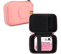 Étui pour Appareil Photo Compact Enfants est Compatible avec ITSHINY/Vatenick/BJLBOJEY/Kriogor/Selvim/ShinePick/GOAMZ/WOWGO Cadeaux Jouets pour Les Enfants de Noël(étui Uniquement) Rose