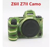 Étui pour appareil photo en caoutchouc de silicone souple pour Nikon,housse pour appareil photo reflex numérique,Z50,Z6,Z7,Z6II,Z7II,D5500,D5600,D7000,D7100,D7200,Dfemelle,D61 - Type Z6II Z7II Camo