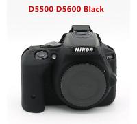 Étui pour appareil photo en caoutchouc de silicone souple pour Nikon,housse pour appareil photo reflex numérique,Z50,Z6,Z7,Z6II,Z7II,D5500,D5600,D7000,D7100,D7200,Dfemelle, - Type D5500 D5600 Black