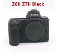Étui pour appareil photo en caoutchouc de silicone souple pour Nikon,housse pour appareil photo reflex numérique,Z50,Z6,Z7,Z6II,Z7II,D5500,D5600,D7000,D7100,D7200,Dfemelle,D6 - Type Z6II Z7II Black