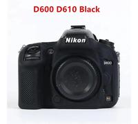 Étui pour appareil photo en caoutchouc de silicone souple pour Nikon,housse pour appareil photo reflex numérique,Z50,Z6,Z7,Z6II,Z7II,D5500,D5600,D7000,D7100,D7200,Dfemelle,D6 - Type D600 D610 Black