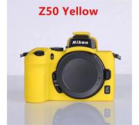 Étui pour appareil photo en caoutchouc de silicone souple pour Nikon,housse pour appareil photo reflex numérique,Z50,Z6,Z7,Z6II,Z7II,D5500,D5600,D7000,D7100,D7200,Dfemelle,D610,D7 - Type Z50 Yellow