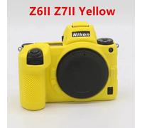 Étui pour appareil photo en caoutchouc de silicone souple pour Nikon,housse pour appareil photo reflex numérique,Z50,Z6,Z7,Z6II,Z7II,D5500,D5600,D7000,D7100,D7200,Dfemelle,D - Type Z6II Z7II Yellow
