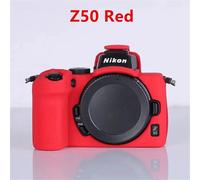 Étui pour appareil photo en caoutchouc de silicone souple pour Nikon,housse pour appareil photo reflex numérique,Z50,Z6,Z7,Z6II,Z7II,D5500,D5600,D7000,D7100,D7200,Dfemelle,D610,D750 - Type Z50 Red