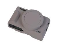 Étui pour Appareil Photo Gel de Silicone pour Canon PowerShot G7x Mark III Caoutchouc de Protection Souple Couverture Sac Gris