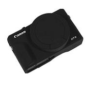 Étui pour Appareil Photo Gel de Silicone pour Canon PowerShot G7x Mark III Protection en Caoutchouc Souple Couverture Sac Noir