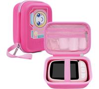 Étui pour Appareil Photo Instantané Enfant, Compatible avec Uleway/GlobalCrown/DDULEOG/ASTGMI Appareil Photo pour Enfants, Papier D'impression et Pen Étuis de Protection Rose (Étui Uniquement)