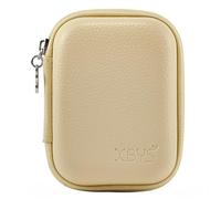 Étui pour appareil photo numérique compact de qualité - Coque rigide avec housse en mousse - Boîte de rangement pour appareil photo CCD - Convient pour Panasonic Sony Canon Fuji, kaki, Simplicité