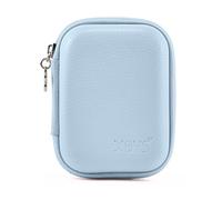 Étui pour appareil photo numérique compact de qualité - Coque rigide avec housse en mousse - Boîte de rangement pour appareil photo CCD - Convient pour Panasonic Sony Canon Fuji, bleu, Simplicité