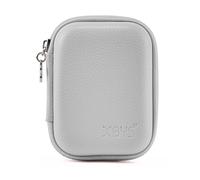 Étui pour appareil photo numérique compact de qualité - Coque rigide avec housse en mousse - Boîte de rangement pour appareil photo CCD - Convient pour Panasonic Sony Canon Fuji, gris, Simplicité