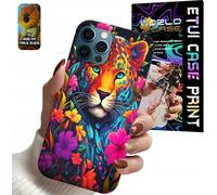 Étui Pour Apple Iphone 14 Pro Max - Tiger Africa Safari Animals + Glass