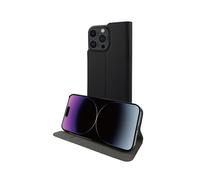 Etui pour iPhone 15 Pro Edition Folio Stand avec Emplacement de Cartes Noir