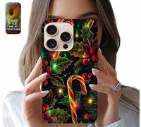Étui Pour Apple Iphone 15 Pro Max - Christmas Candy Cane Christmas Tree Mistletoe