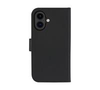 Folio Coque Magnétique MagSafe iPhone 16 Lynge Cuir Fonction Stand Noir DBramante1928