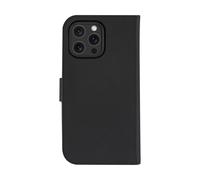 19twenty8 Étui Lynge Folio 2 en 1 Compatible MagSafe pour iPhone 16 Pro Max Noir