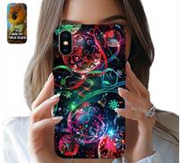 Étui Pour Apple Iphone X / Xs - Christmas Tree Bauble Arbre De Noël + Verre