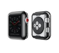 Étui pour Apple Watch série 42 mm, protection d'écran en TPU anti-rayures, contour de remplacement avec protection intégrale, haute sensibilité