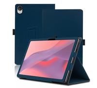 Étui pour ASUS Chromebook CM32 Detachable 12.1 Pouces, Chromebook CM32 Detachable (CM3206) Coque Tablette, Housse de Protection avec Support Pliable, Porte-Crayon et Dragonne. (Bleu)