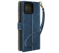 Etui pour Asus Zenfone 11 Ultra Portefeuille Anti RFID Support Vidéo Bleu Roi