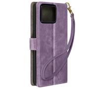Étui Pour Asus Zenfone 11 Ultra Portefeuille Anti Rfid Support Vidéo Violet