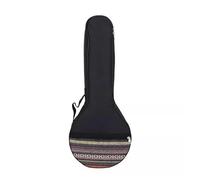 Étui pour banjo Étui de Banjo en tissu Thi Ox, Double sangle supérieure, étanche, 4 cordes, 5, sac for instruments, cuir PU, instrument Musical(Black B)