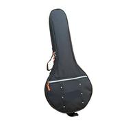 Étui pour banjo Étui de Banjo en tissu Thi Ox, Double sangle supérieure, étanche, 4 cordes, 5, sac for instruments, cuir PU, instrument Musical(Black A)