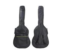 Étui pour banjo Hommes Double sangles Oxford tissu instruments sacs acoustique sac à dos étui de guitare électrique épaule 40/41 pouces(Black-40-41 inch)