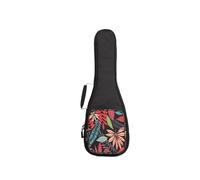 Étui pour banjo Sac à dos en coton épais baryton 21/23 pouces, sac for Ukulele, accessoires for Ukelele, étui souple, Design de personnalité(21inch garden)
