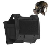 Étui pour Batterie NVG Et Pochette pour Contrepoids, Accessoires pour Casque Tactique Mich Fast, Sac Rangement Multifonctionnel À Crochets Et Boucles pour La Chasse, Le Tir Et Le Cosplay(Black)