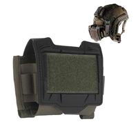 Étui pour Batterie NVG Et Pochette pour Contrepoids, Accessoires pour Casque Tactique Mich Fast, Sac Rangement Multifonctionnel À Crochets Et Boucles pour La Chasse, Le Tir Et Le Cosplay(Green)
